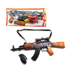 Автомат-трещетка "AK-47" с гранатой