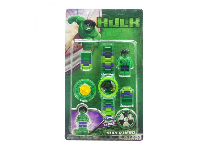 Детский набор "Hulk" с часами