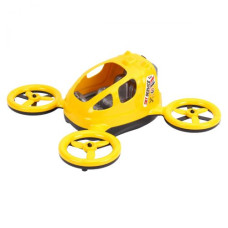 Пластиковая машинка "Квадрокоптер", желтый