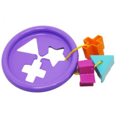 Игрушка развивающая "Логическое кольцо" 5 ел, (фиолетовая)