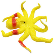Резиновый осьминог, желтый
