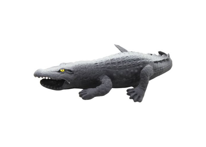 Игрушка-тянучка "Крокодил", серый