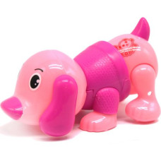 Заводная игрушка "Собачка", розовая