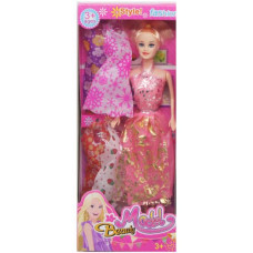 Кукла с нарядами "Model" в розовом (вид 2)
