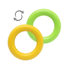 Погремушка "Кольцо", желто-зеленый