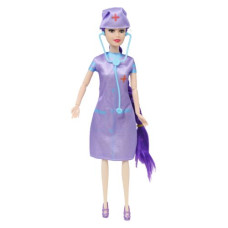 Кукла "Медсестра" в фиолетовом