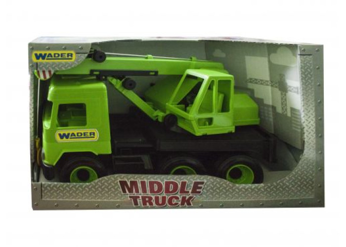 Автокран "Middle truck" (зеленый)