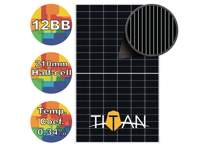 Солнечная батарея 590Вт моно, RSM120-8-590M Risen 12BB 210mm, TITAN