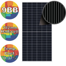 Солнечная батарея 535Вт моно, RSM144-9-535M  9BB 182mm, Risen