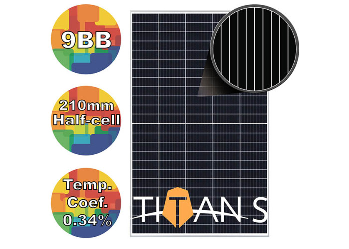 Солнечная батарея 400Вт моно, RSM40-8-400M Risen 9BB TITAN S